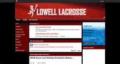 Desktop Screenshot of lowellgirlslacrosse.com